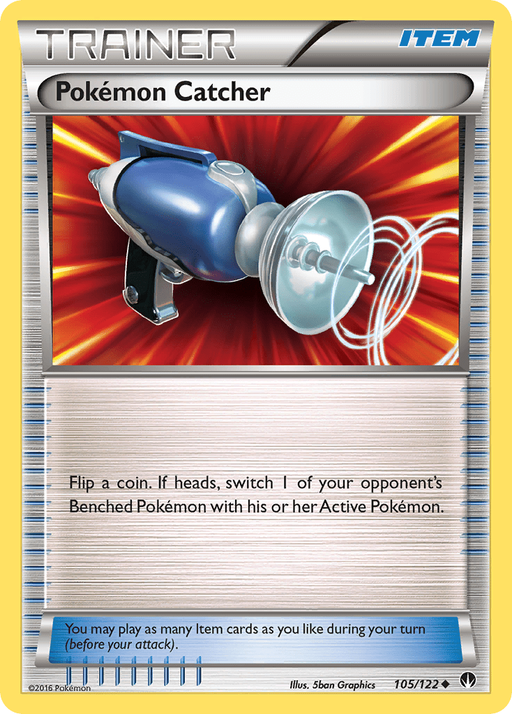 Pokemon Catcher (105/122) [XY: BREAKpoint] Pokemon Single Pokémon  | Multizone: Comics And Games