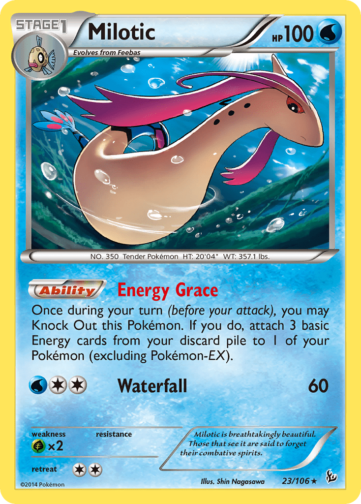 Milotic (23/106) [XY: Flashfire] Pokemon Single Pokémon  | Multizone: Comics And Games