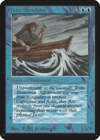 Water Elemental [Limited Edition Alpha] MTG Single Magic: The Gathering  | Multizone: Comics And Games