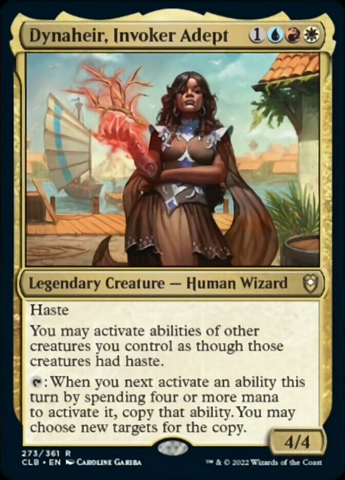 Dynaheir, Invoker Adept [Commander Legends: Battle for Baldur's Gate] MTG Single Magic: The Gathering  | Multizone: Comics And Games