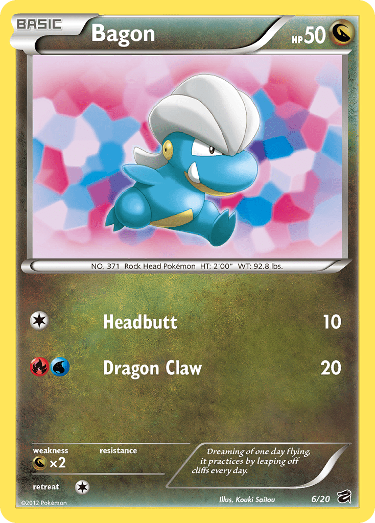 Bagon (6/20) [Black & White: Dragon Vault] Pokemon Single Pokémon  | Multizone: Comics And Games