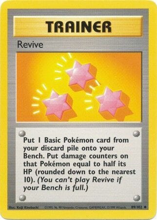 Revive (89/102) [Base Set Unlimited] Pokemon Single Pokémon  | Multizone: Comics And Games