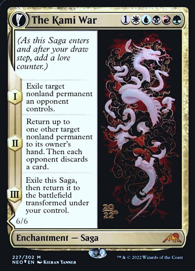 The Kami War // O-Kagachi Made Manifest [Kamigawa: Neon Dynasty Prerelease Promos] MTG Single Magic: The Gathering  | Multizone: Comics And Games