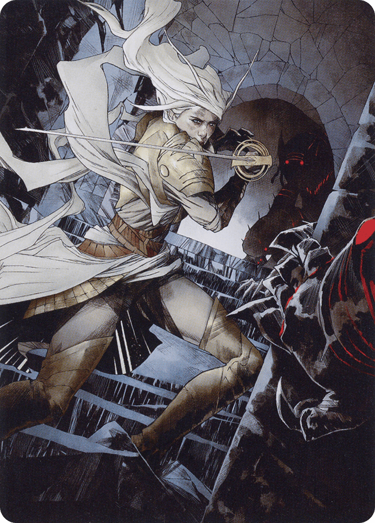 Thalia, Guardian of Thraben Art Card [March of the Machine Art Series] MTG Single Magic: The Gathering  | Multizone: Comics And Games