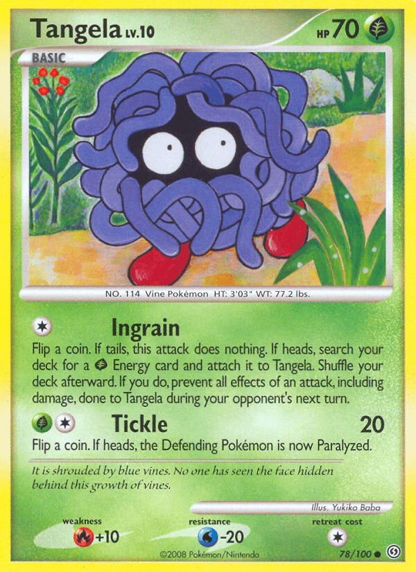 Tangela (78/100) [Diamond & Pearl: Stormfront] Pokemon Single Pokémon  | Multizone: Comics And Games