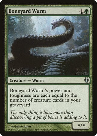 Boneyard Wurm [Duel Decks: Izzet vs. Golgari] MTG Single Magic: The Gathering  | Multizone: Comics And Games