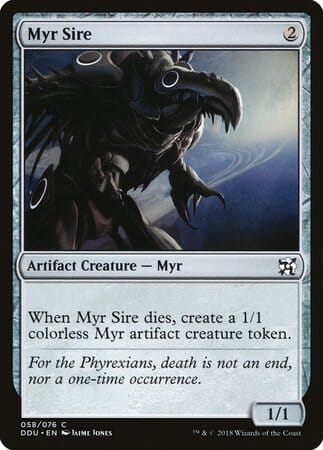 Myr Sire [Duel Decks: Elves vs. Inventors] MTG Single Magic: The Gathering  | Multizone: Comics And Games
