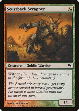 Scuzzback Scrapper [Shadowmoor] MTG Single Magic: The Gathering  | Multizone: Comics And Games