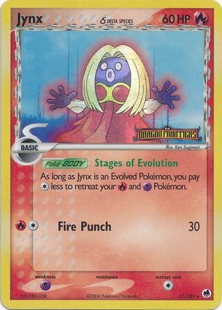 Jynx (17/101) (Delta Species) (Stamped) [EX: Dragon Frontiers] Pokemon Single Pokémon  | Multizone: Comics And Games