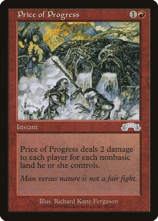 Price of Progress [Exodus] MTG Single Magic: The Gathering  | Multizone: Comics And Games