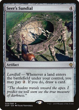 Seer's Sundial [Duel Decks: Zendikar vs. Eldrazi] MTG Single Magic: The Gathering  | Multizone: Comics And Games