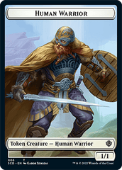 Insect // Human Warrior Double-Sided Token [Starter Commander Decks] MTG Single Magic: The Gathering  | Multizone: Comics And Games