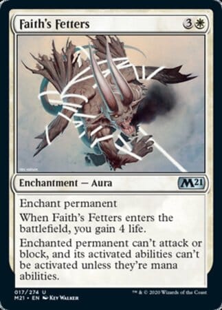 Faith's Fetters [Core Set 2021] MTG Single Magic: The Gathering  | Multizone: Comics And Games