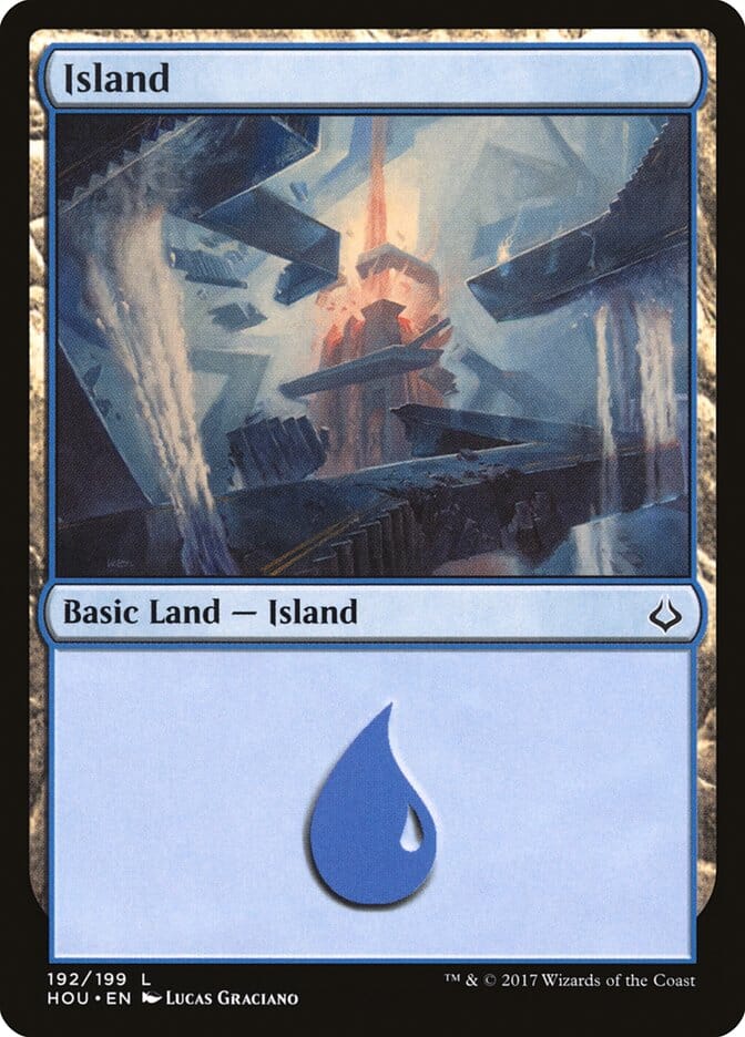 Island (192) [Hour of Devastation] MTG Single Magic: The Gathering  | Multizone: Comics And Games