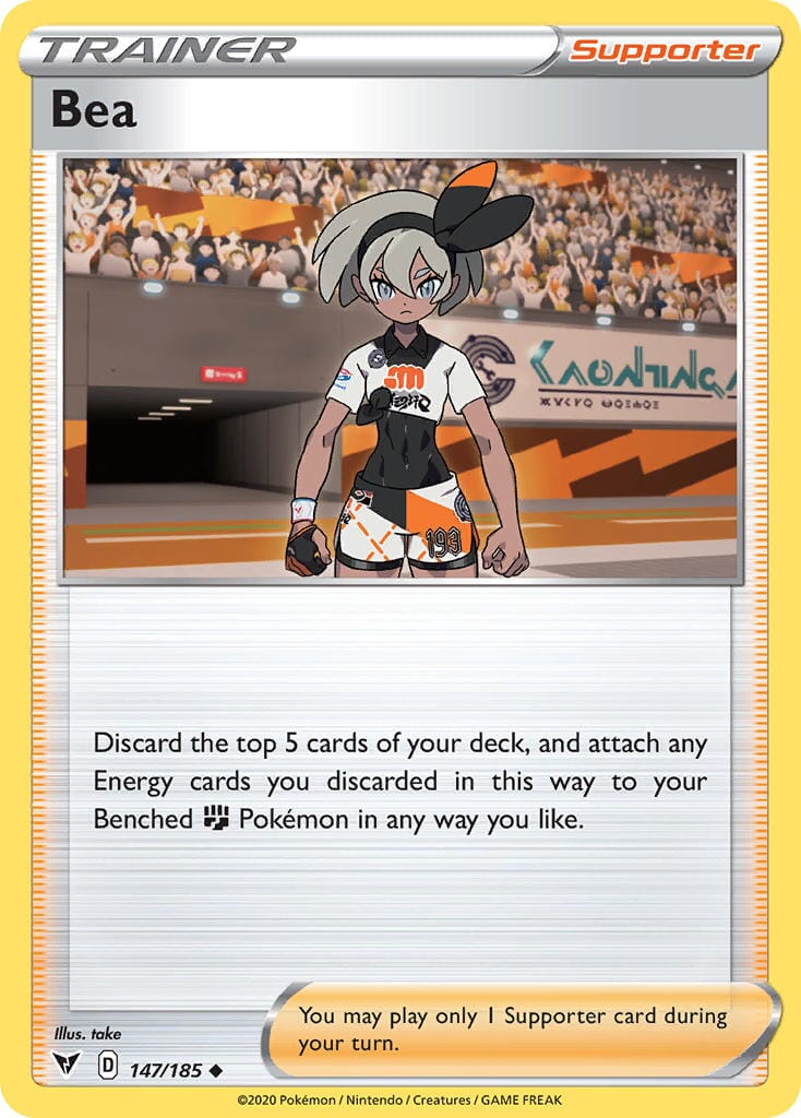 Bea (147/185) [Sword & Shield: Vivid Voltage] Pokemon Single Pokémon  | Multizone: Comics And Games
