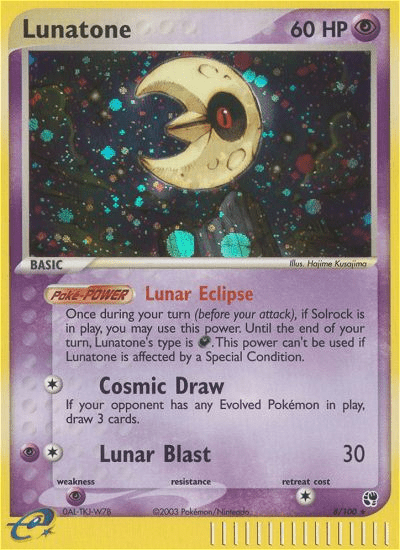 Lunatone (8/100) [EX: Sandstorm] Pokemon Single Pokémon  | Multizone: Comics And Games