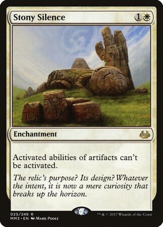 Stony Silence [Modern Masters 2017] MTG Single Magic: The Gathering  | Multizone: Comics And Games