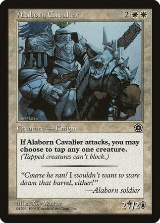 Alaborn Cavalier [Portal Second Age] MTG Single Magic: The Gathering  | Multizone: Comics And Games