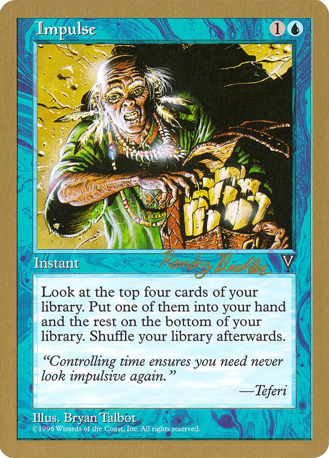 Impulse (Randy Buehler) [World Championship Decks 1998] MTG Single Magic: The Gathering  | Multizone: Comics And Games
