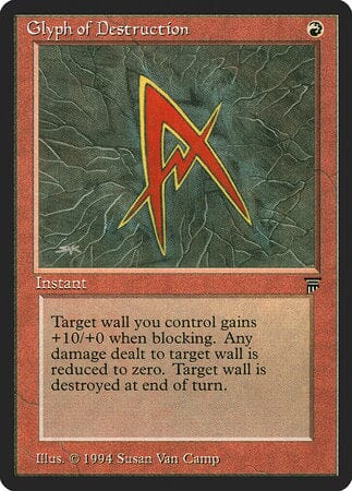 Glyph of Destruction [Legends] MTG Single Magic: The Gathering  | Multizone: Comics And Games