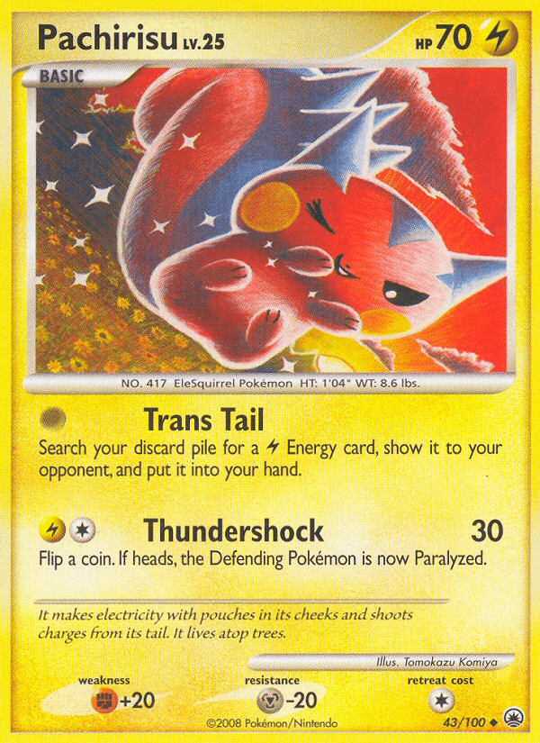 Pachirisu (43/100) [Diamond & Pearl: Majestic Dawn] Pokemon Single Pokémon  | Multizone: Comics And Games