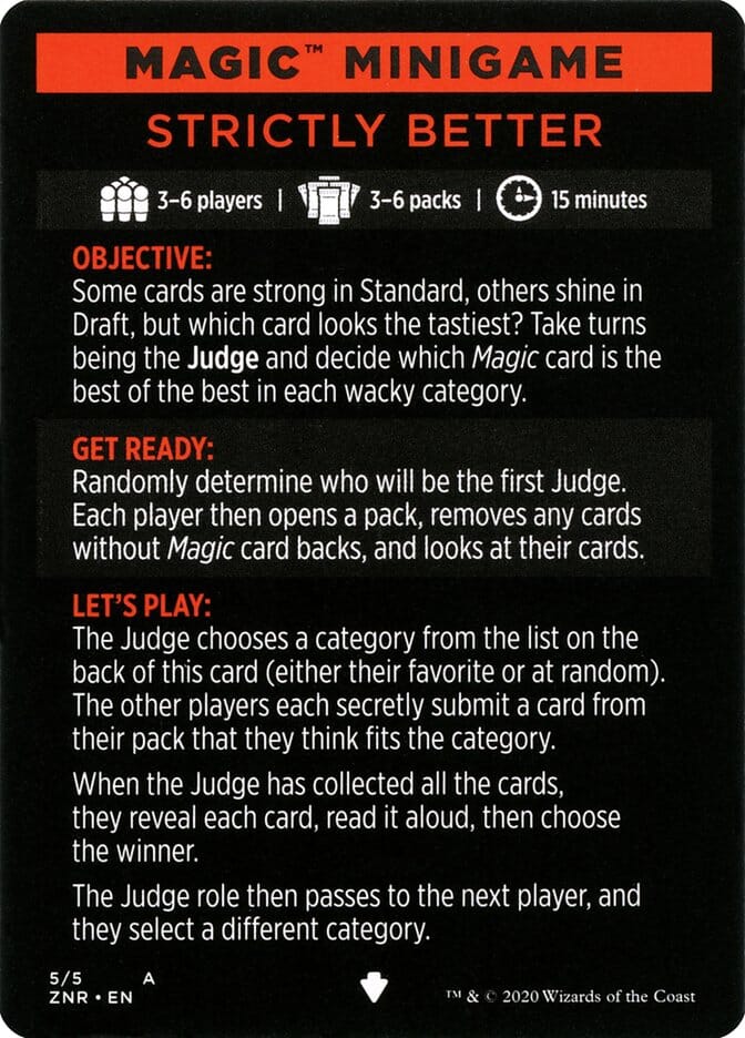 Strictly Better (Magic Minigame) [Zendikar Rising Minigame] MTG Single Magic: The Gathering  | Multizone: Comics And Games