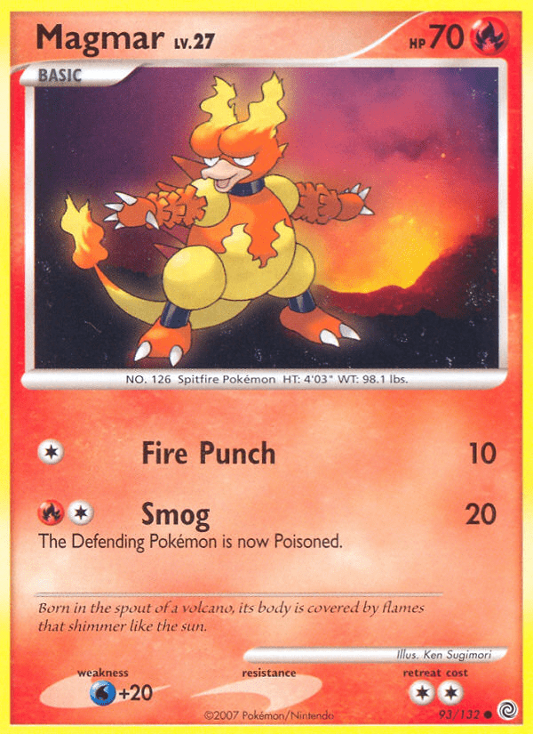 Magmar (93/132) [Diamond & Pearl: Secret Wonders] Pokemon Single Pokémon  | Multizone: Comics And Games