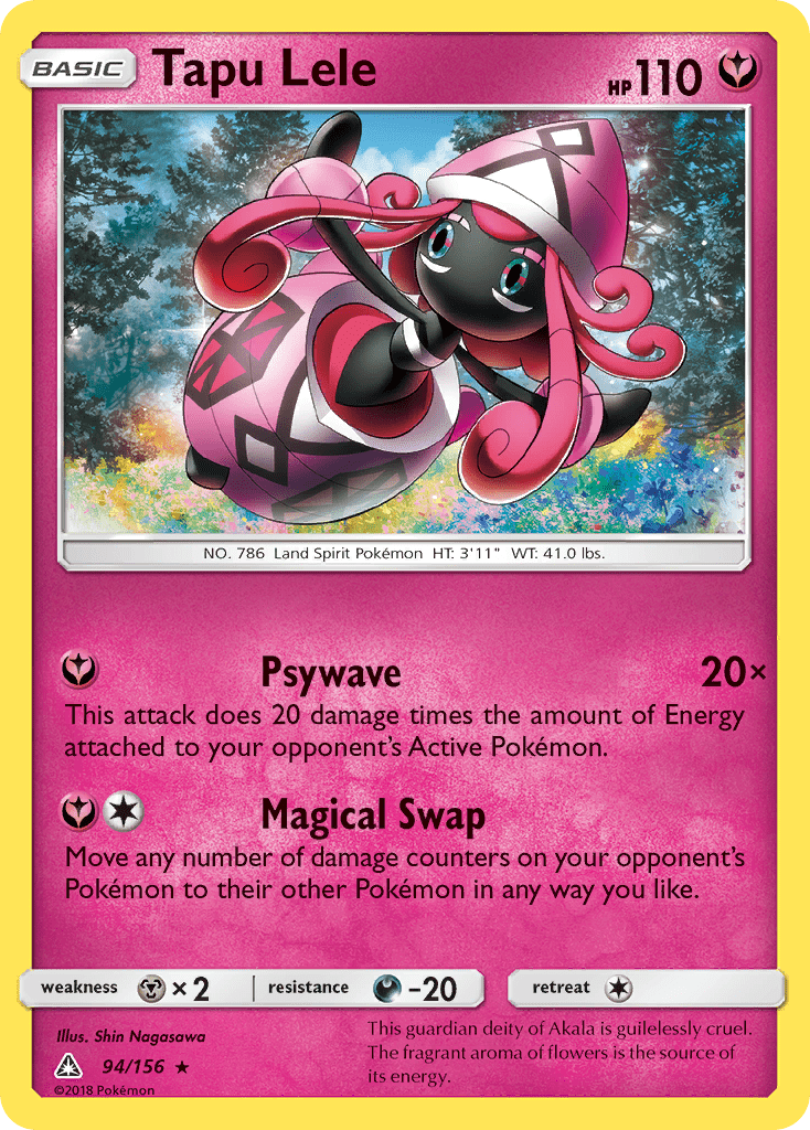 Tapu Lele (94/156) [Sun & Moon: Ultra Prism] Pokemon Single Pokémon  | Multizone: Comics And Games