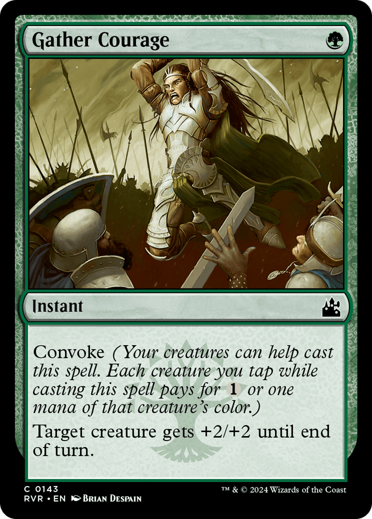 Gather Courage [Ravnica Remastered] MTG Single Magic: The Gathering  | Multizone: Comics And Games