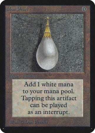 Mox Pearl [Limited Edition Alpha] MTG Single Magic: The Gathering  | Multizone: Comics And Games