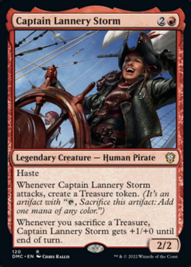 Captain Lannery Storm [Dominaria United Commander] MTG Single Magic: The Gathering  | Multizone: Comics And Games