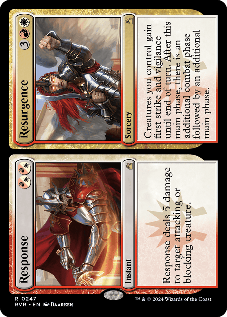Response // Resurgence [Ravnica Remastered] MTG Single Magic: The Gathering  | Multizone: Comics And Games