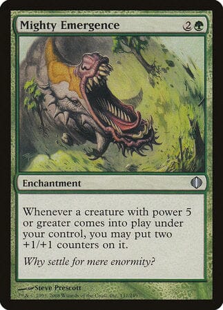 Mighty Emergence [Shards of Alara] MTG Single Magic: The Gathering  | Multizone: Comics And Games