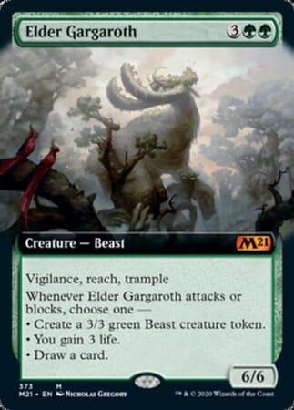 Elder Gargaroth (Extended Art) [Core Set 2021] MTG Single Magic: The Gathering  | Multizone: Comics And Games