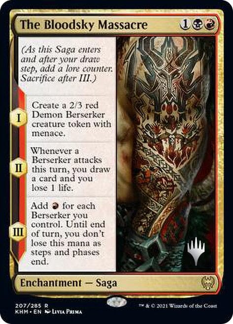 The Bloodsky Massacre [Kaldheim Promo Pack] MTG Single Magic: The Gathering  | Multizone: Comics And Games