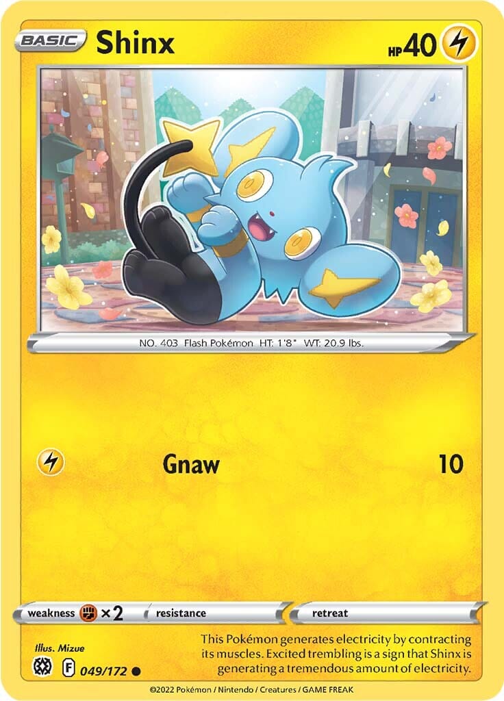Shinx (049/172) [Sword & Shield: Brilliant Stars] Pokemon Single Pokémon  | Multizone: Comics And Games