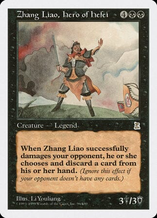 Zhang Liao, Hero of Hefei [Portal Three Kingdoms] MTG Single Magic: The Gathering  | Multizone: Comics And Games