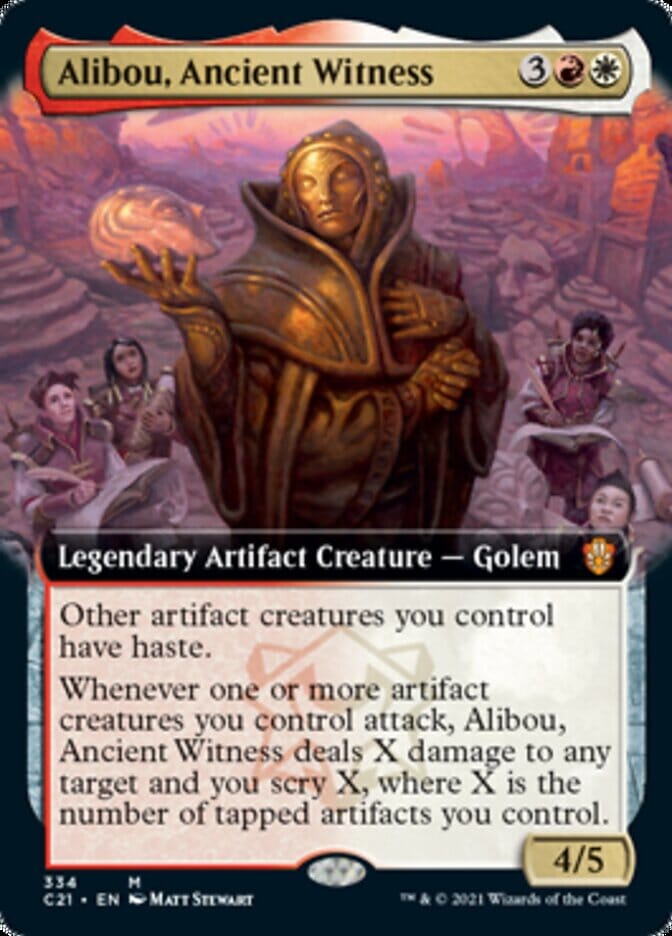 Alibou, Ancient Witness (Extended) [Commander 2021] MTG Single Magic: The Gathering  | Multizone: Comics And Games