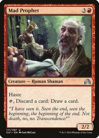 Mad Prophet [Shadows over Innistrad] MTG Single Magic: The Gathering  | Multizone: Comics And Games