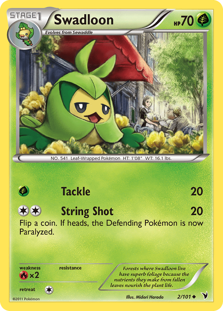 Swadloon (2/101) [Black & White: Noble Victories] Pokemon Single Pokémon  | Multizone: Comics And Games