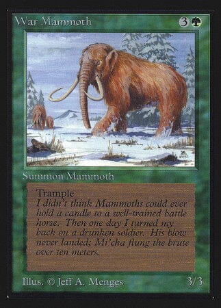 War Mammoth (IE) [Intl. Collectors’ Edition] MTG Single Magic: The Gathering  | Multizone: Comics And Games