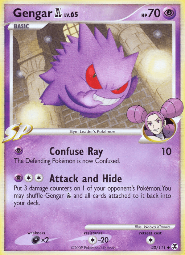 Gengar GL (40/111) [Platinum: Rising Rivals] Pokemon Single Pokémon  | Multizone: Comics And Games