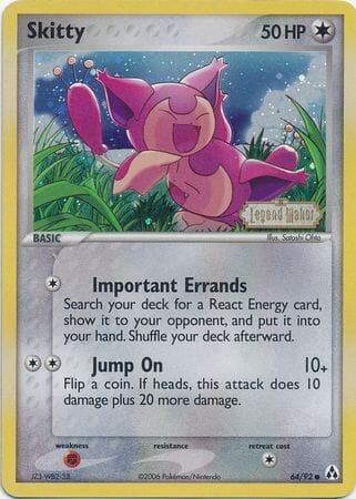 Skitty (64/92) (Stamped) [EX: Legend Maker] Pokemon Single Pokémon  | Multizone: Comics And Games