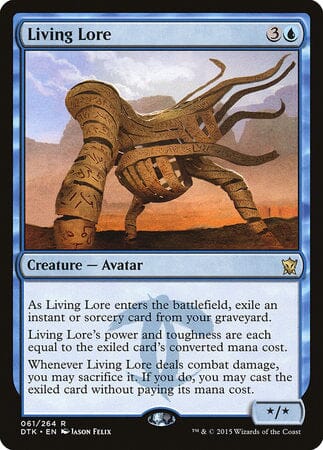 Living Lore [Dragons of Tarkir] MTG Single Magic: The Gathering  | Multizone: Comics And Games