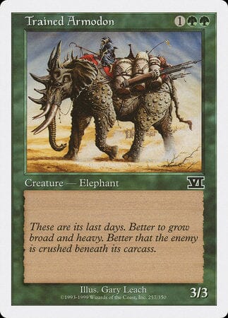 Trained Armodon [Classic Sixth Edition] MTG Single Magic: The Gathering  | Multizone: Comics And Games