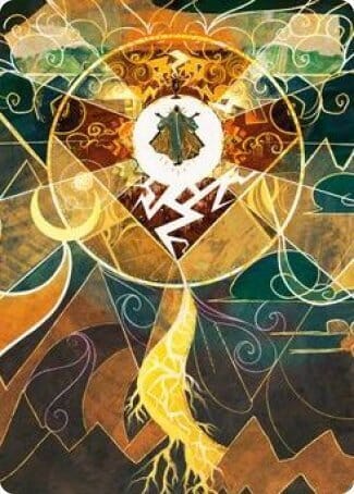 Lightning Bolt Art Card [Strixhaven: School of Mages Art Series] MTG Single Magic: The Gathering  | Multizone: Comics And Games