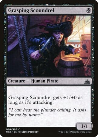 Grasping Scoundrel [Rivals of Ixalan] MTG Single Magic: The Gathering  | Multizone: Comics And Games