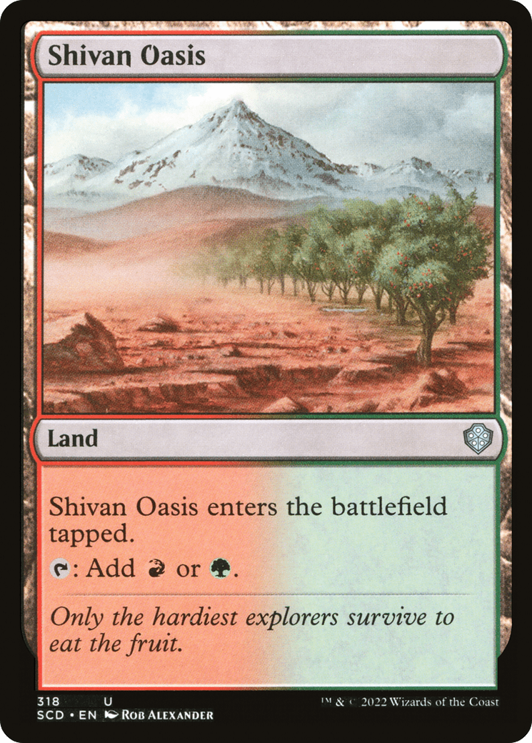 Shivan Oasis [Starter Commander Decks] MTG Single Magic: The Gathering  | Multizone: Comics And Games