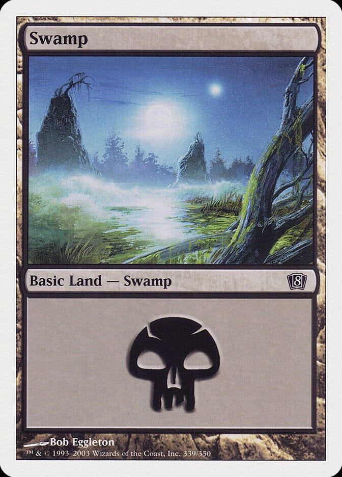 Swamp (339) [Eighth Edition] MTG Single Magic: The Gathering  | Multizone: Comics And Games
