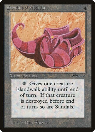 Sandals of Abdallah [Arabian Nights] MTG Single Magic: The Gathering  | Multizone: Comics And Games